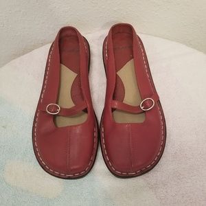 Dockers red slipp ons